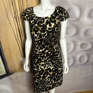 Marvin Richards Leopard print lined dress size 8